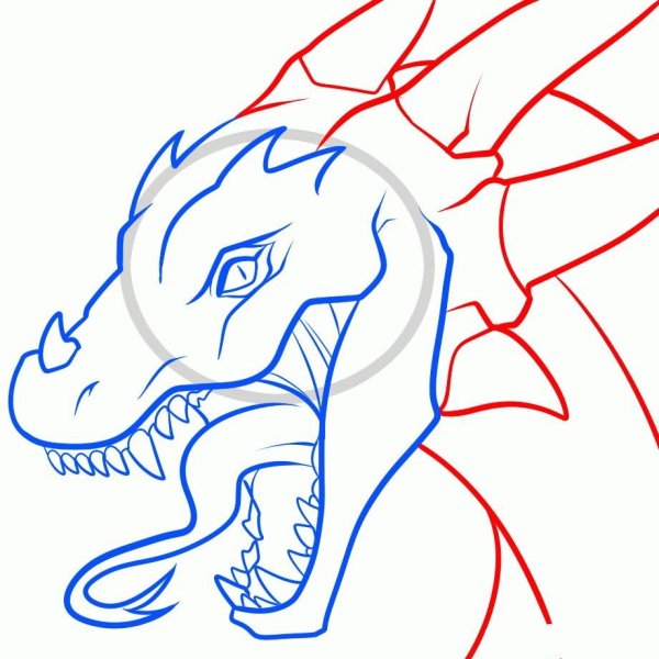 Идеи для срисовки карандашом драконы красивые поэтапно (90 фото)