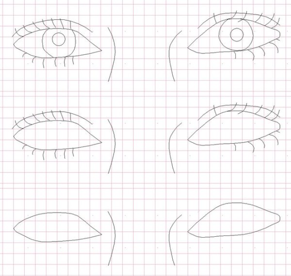 Идеи для срисовки карандашом легкие глаза поэтапно (90 фото)