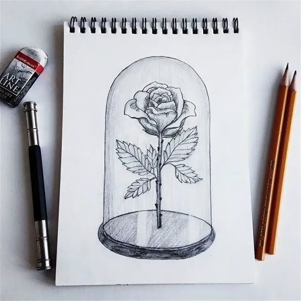 Идеи для срисовки для скетчбука карандашом легко и красиво поэтапно (90 фото)