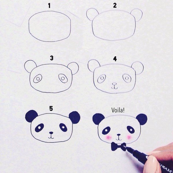 Идеи для срисовки животные для детей поэтапно простые (90 фото)