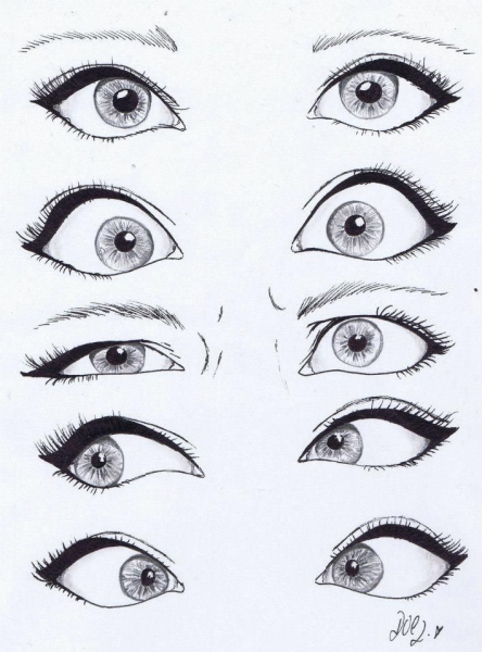 Идеи для срисовки красивый глаза поэтапно (90 фото)
