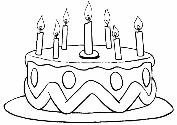Идеи для срисовки торта на день рождения карандашом красивые поэтапно (90 фото)
