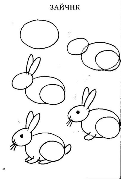 Идеи для срисовки простые поэтапно для дошкольников (90 фото)