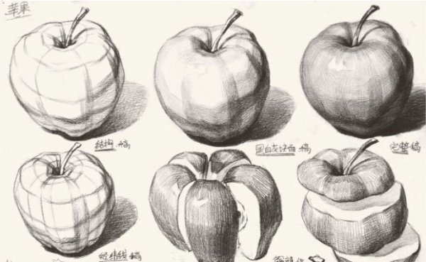 Идеи для срисовки яблоко простым карандашом поэтапно (90 фото)