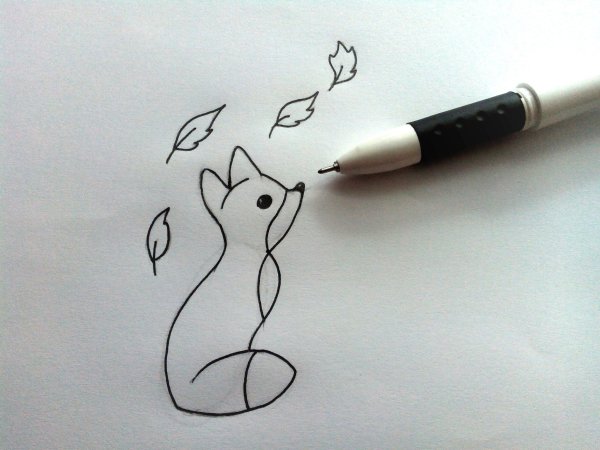 Идеи для срисовки простые маркером для начинающих поэтапно (90 фото)