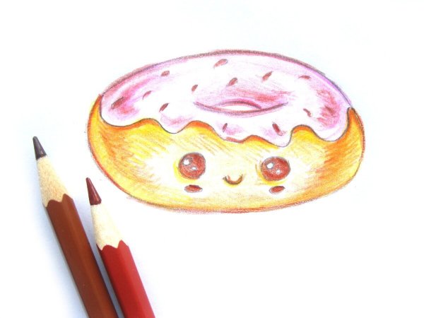 Рисунки еды карандашом для начинающих
