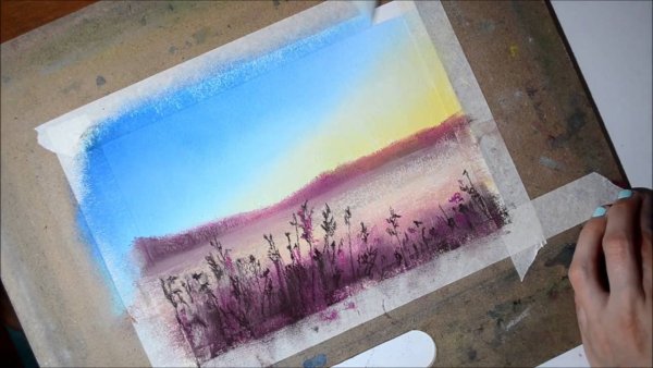 Идеи для срисовки простые пастелью для начинающих поэтапно сухой пастелью (90 фото)