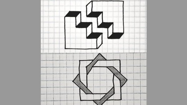Идеи для срисовки по клеточкам в тетради ручкой сложные и красивые узоры (89 фото)