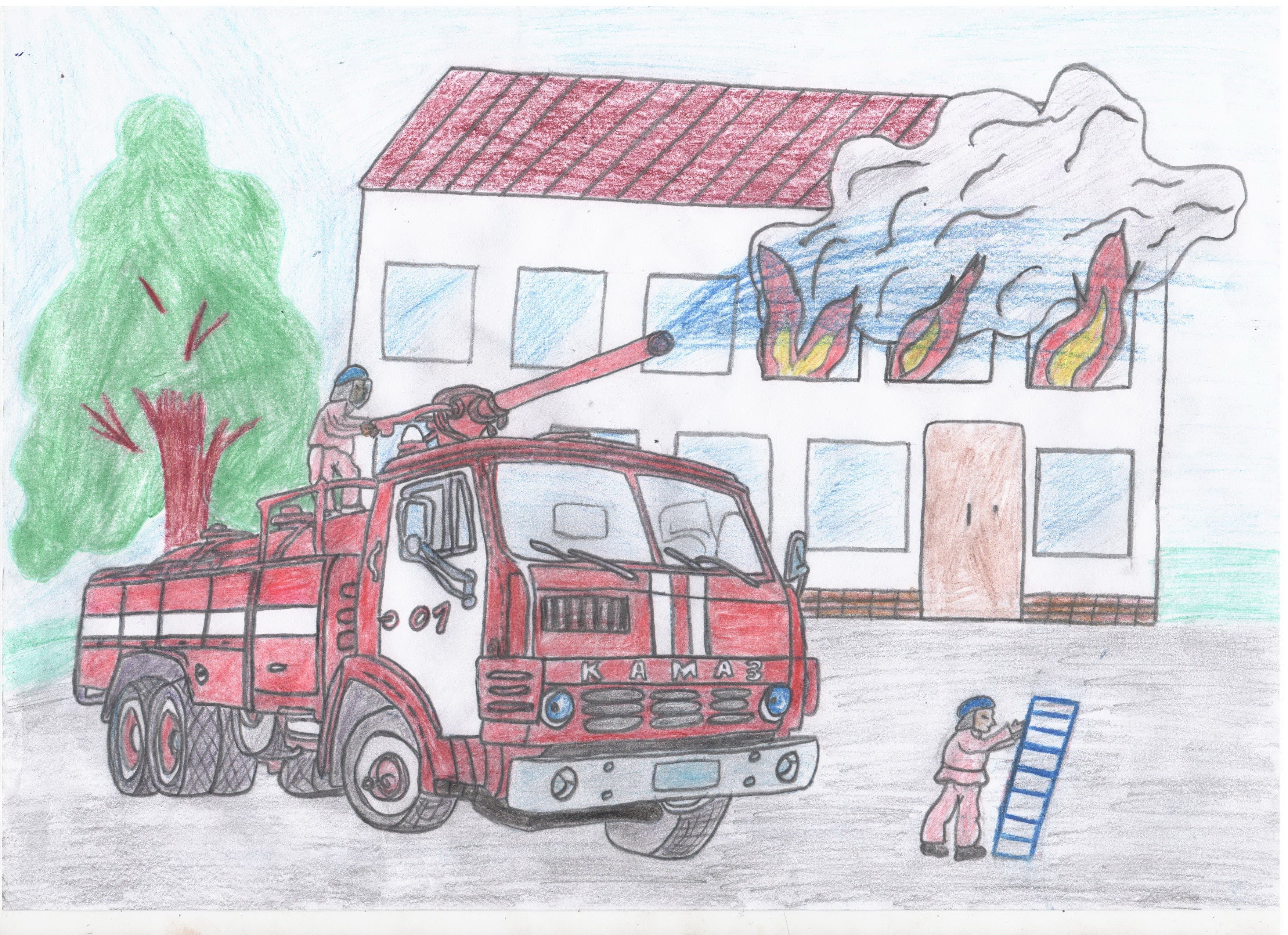 Пожарная машина поэтапно. Рисунок на пожарную тему. Пожарная машина рисунок. Рисование пожарная машина. Пожарная машина рисунок для детей.