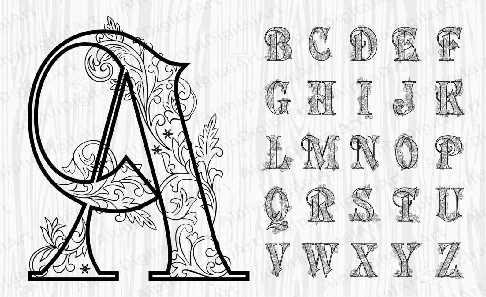 Буквы русского алфавита для оформления