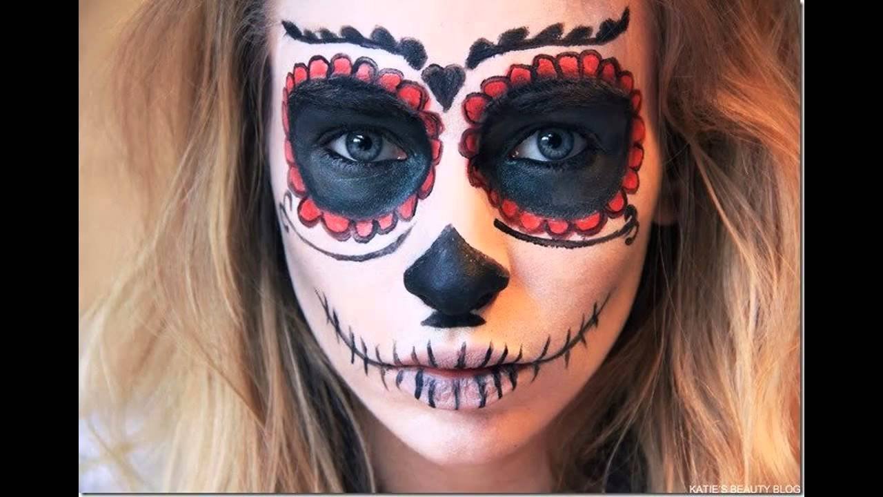 Раскраска с лицом хэллоуина для детей
