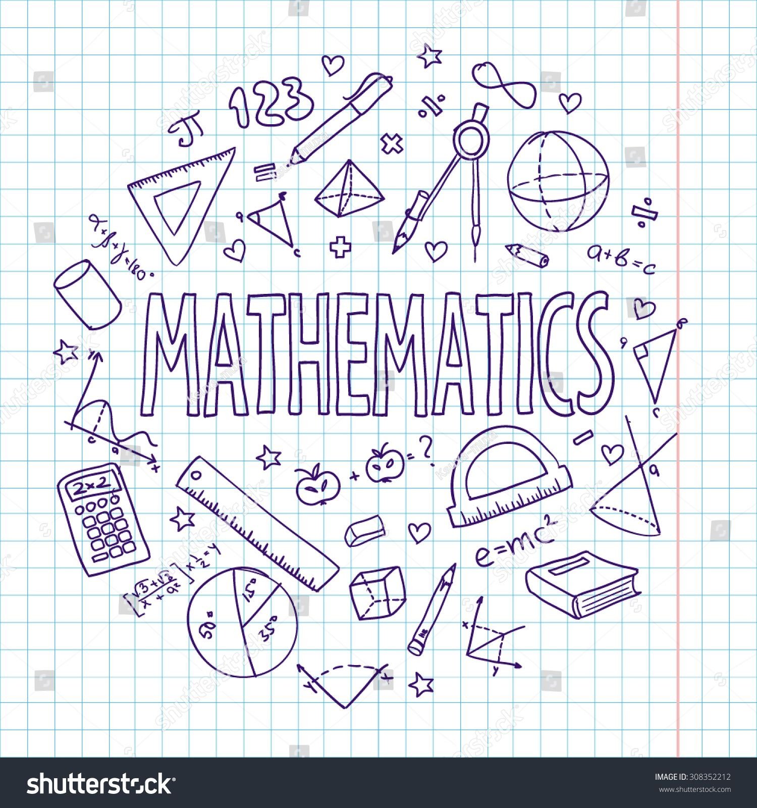 Нравится предмет математика. Математические рисунки. Рисунок на тему математика. Рисунки мтиматики. Рисунки в школьных тетрадях.