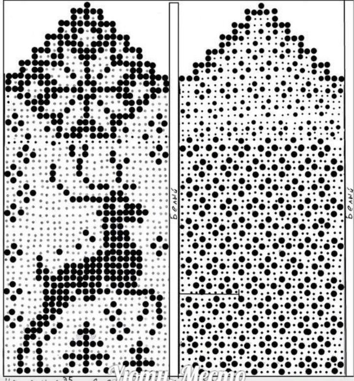 Подборка схем и узоров для вязания варежек