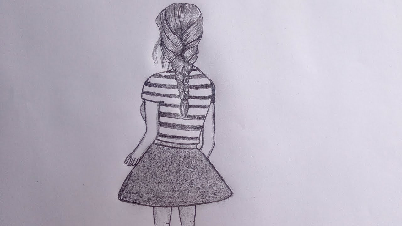 Как нарисовать девушку красивую легко и просто. Рисунок девушки. Девушка карандашом. Рисунок девочки карандашом. Рисунки для срисовки девушки.