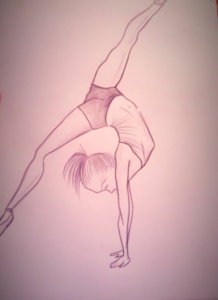 Идеи для срисовки красивые гимнасток (90 фото)
