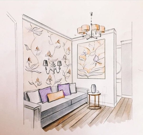 Идеи для срисовки красивые на стену в комнате (90 фото)