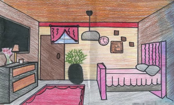 Идеи для срисовки красивые для комнаты украшения комнаты (90 фото)