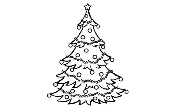 Идеи для срисовки новогодняя елка красивая (90 фото)