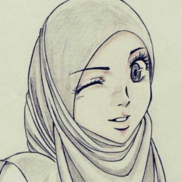 Рисунок хиджаб - 65 фото