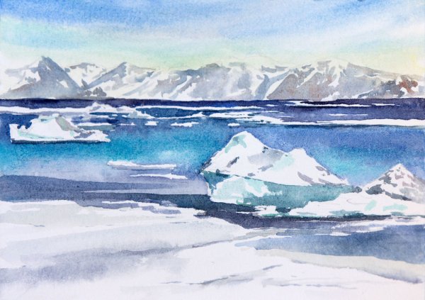 Рисование Антарктида