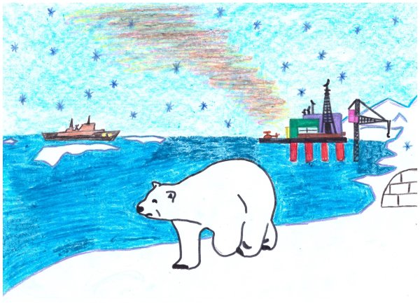 Рисунки на тему Арктика для детей