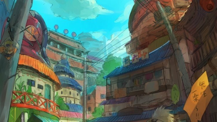 Деревня листа Наруто