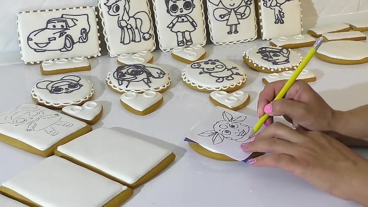 Трафареты для имбирных пряников