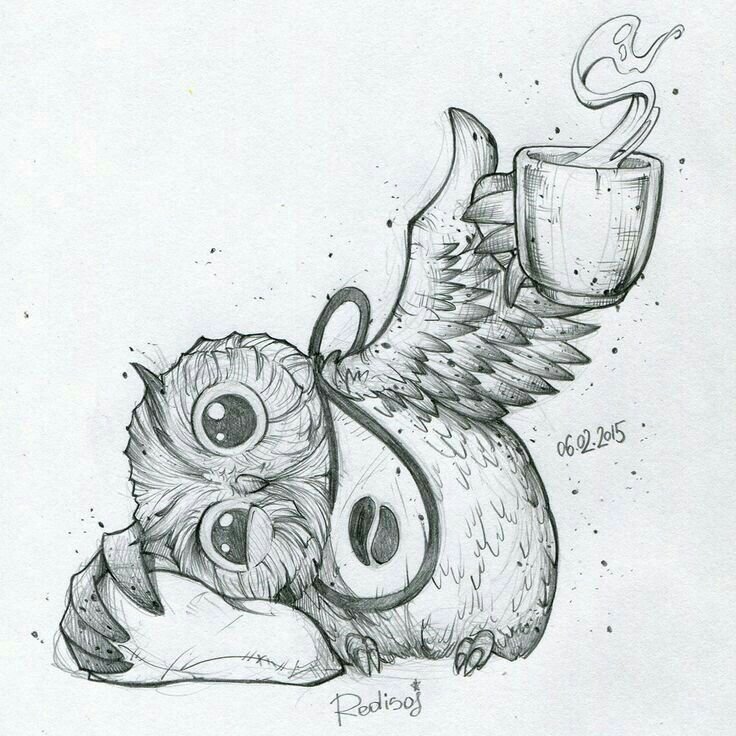 Рисунки карандашом прикольные