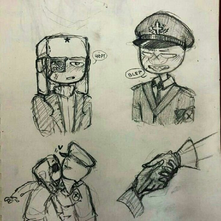 Рисунки Countryhumans