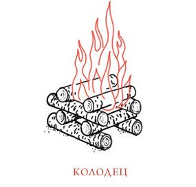 Костер рисунок