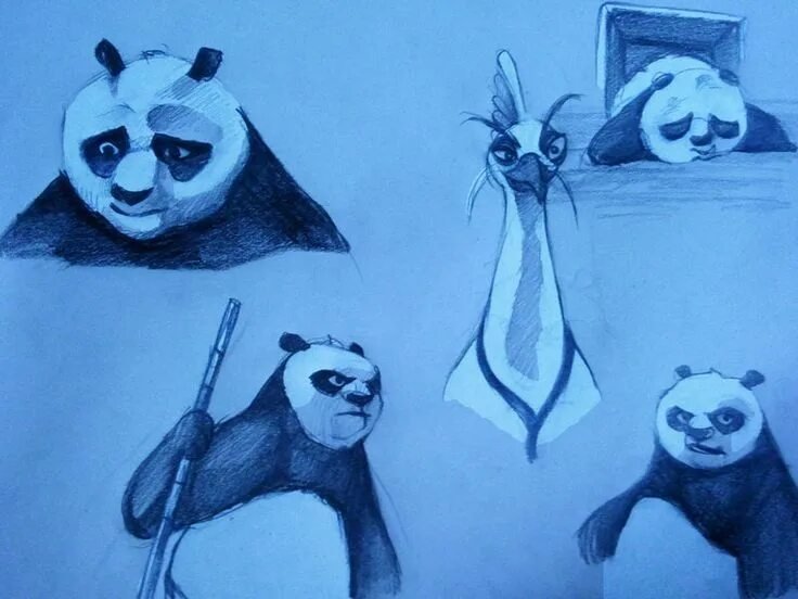 Кунг фу Панда концепты
