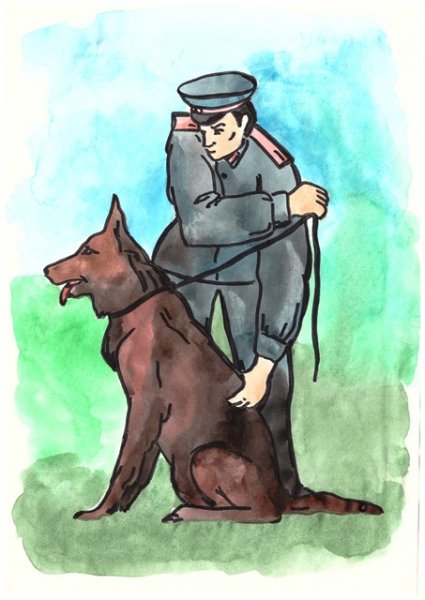 Полицейский рисунок