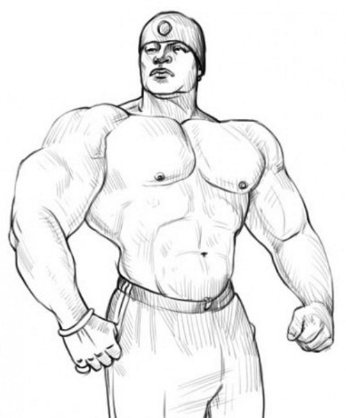 Качок рисунок