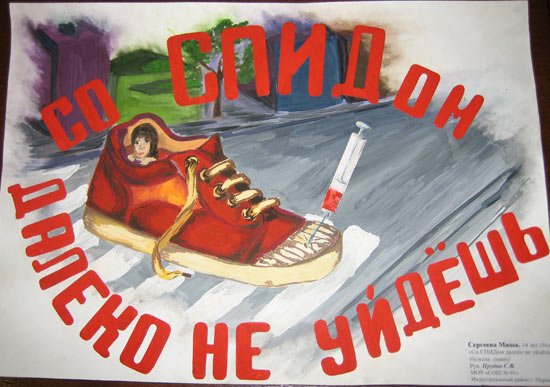 День борьбы со СПИДОМ плакат