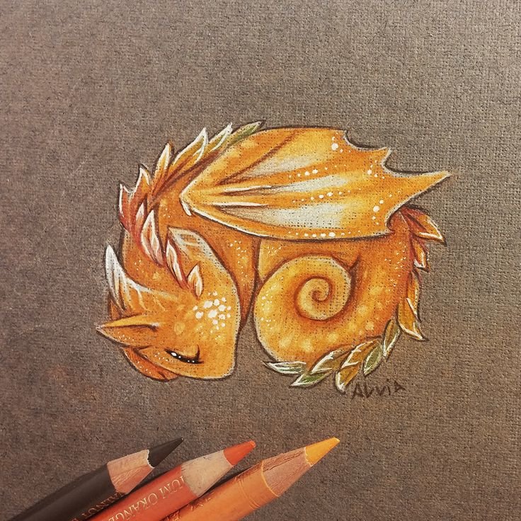 Alvia Alcedo рисунки драконы