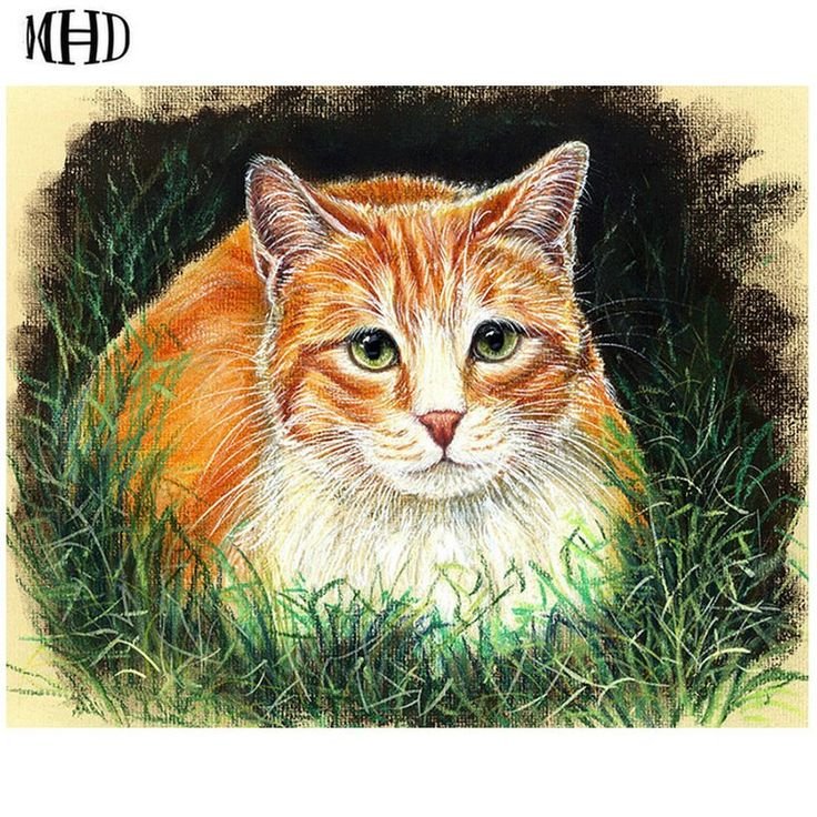 Рисунки рыжих котов