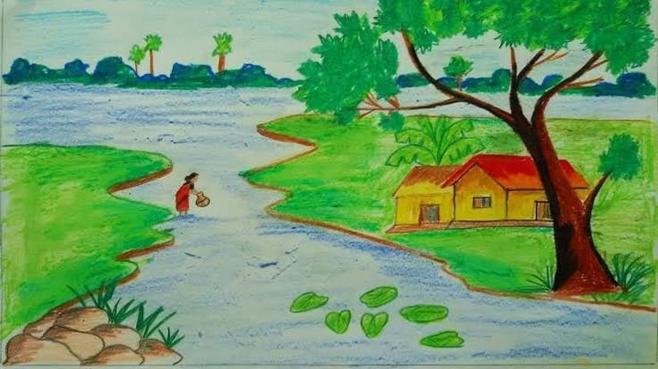 Пейзаж рисунок