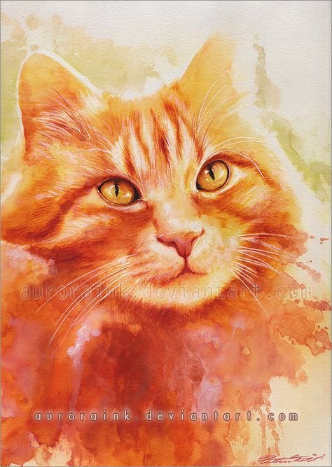 Рыжие коты в живописи