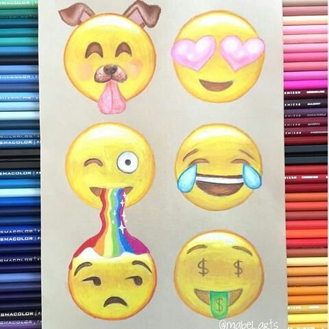 Идеи для рисования смайлики