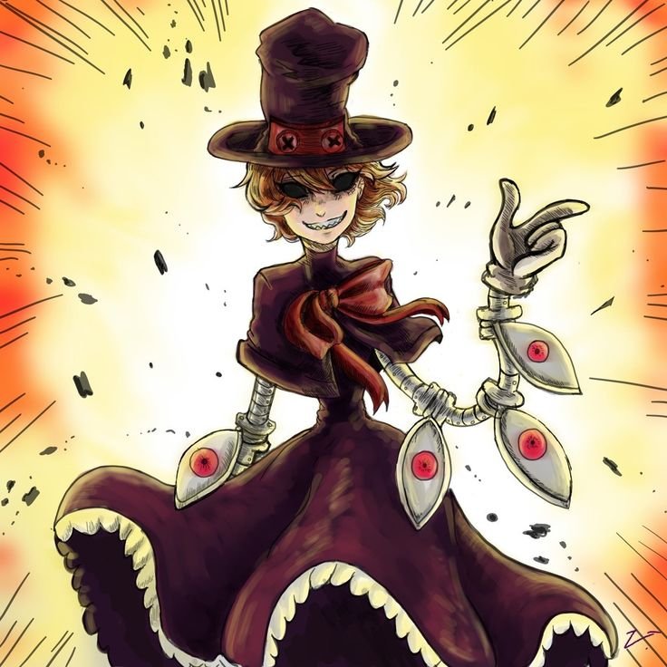 Skullgirls Пикок арт 17