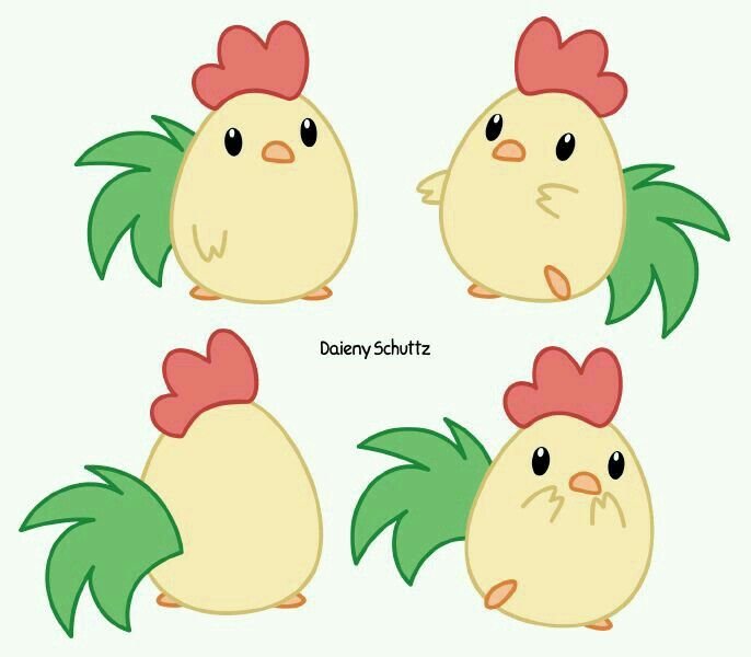 Курица рисунок милый
