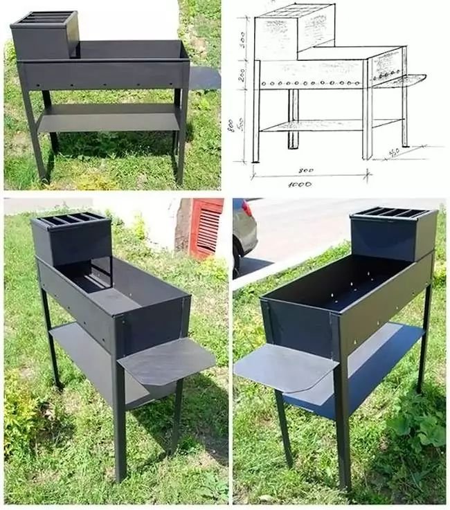 Барбекю из металла