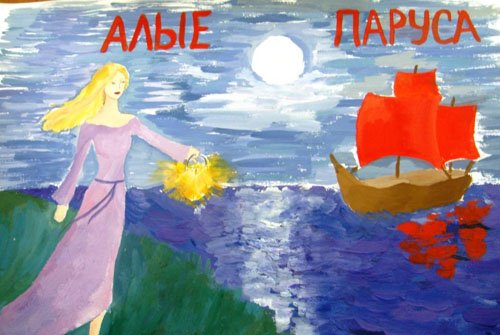 Алые паруса рисунок
