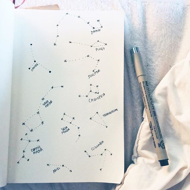 Рисунки карандашом для скетчбука космос