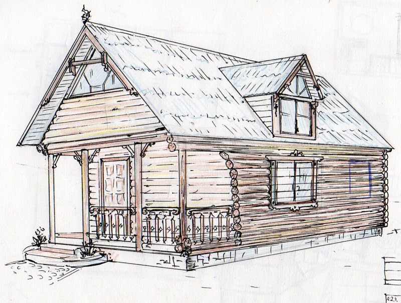 Зарисовки домиков