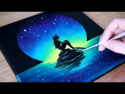 Рисование акрилом на холсте