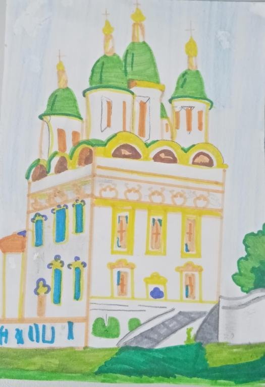 Астраханский Кремль карандашом
