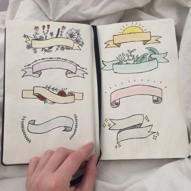 Идеи для рисунков в скетчбуке