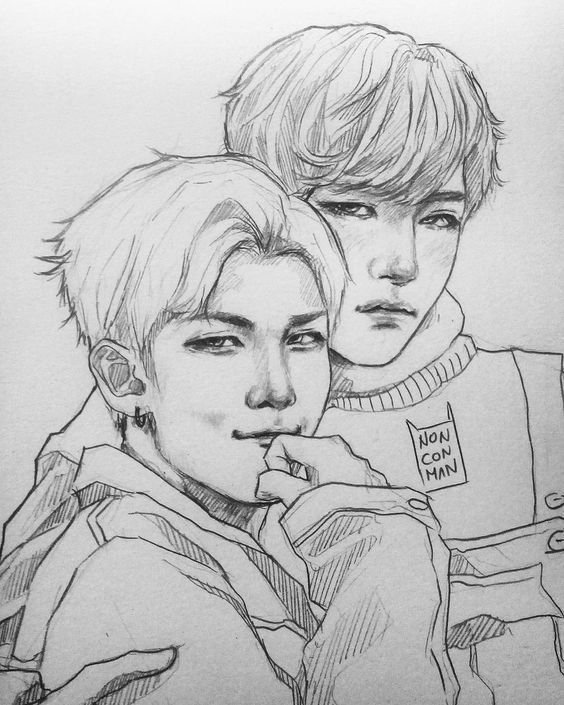 Портреты BTS nonconman Намджун