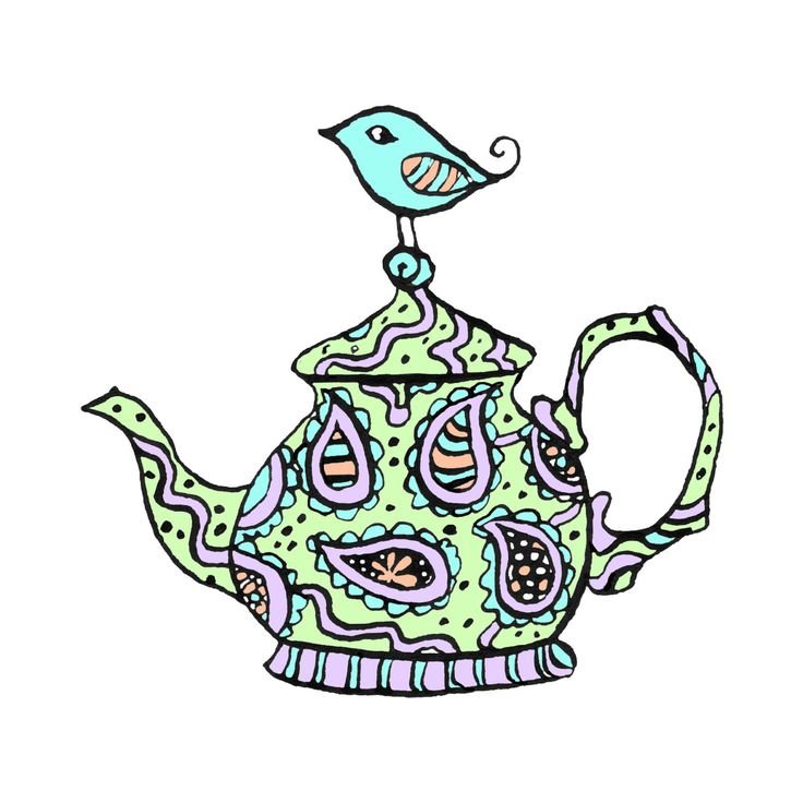 Чайник с узорами